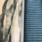Preview: canvas streifen - petrol